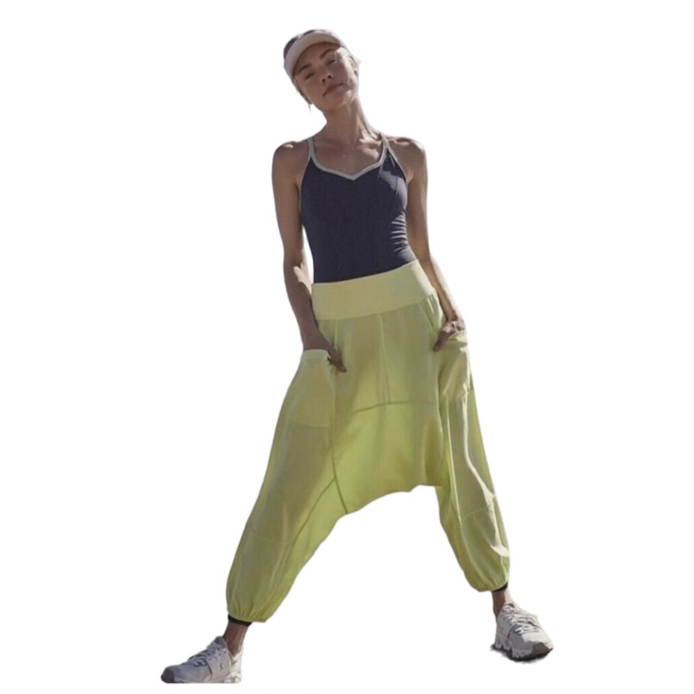 Free People movement neon harem pants